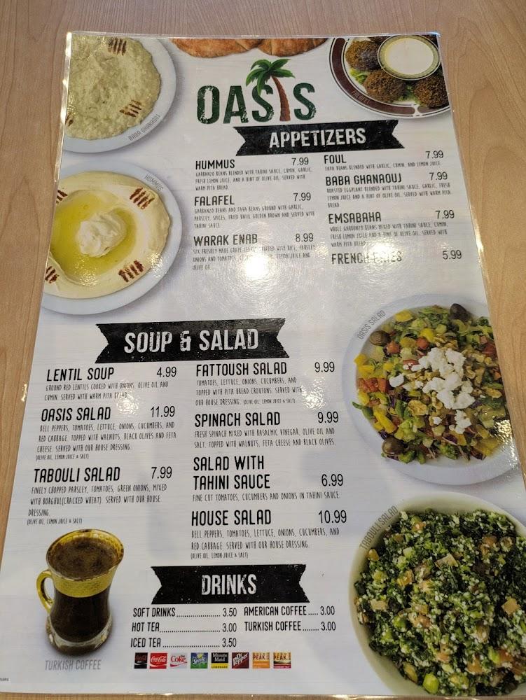 Oasis Mediterranean restaurant Menu image 3