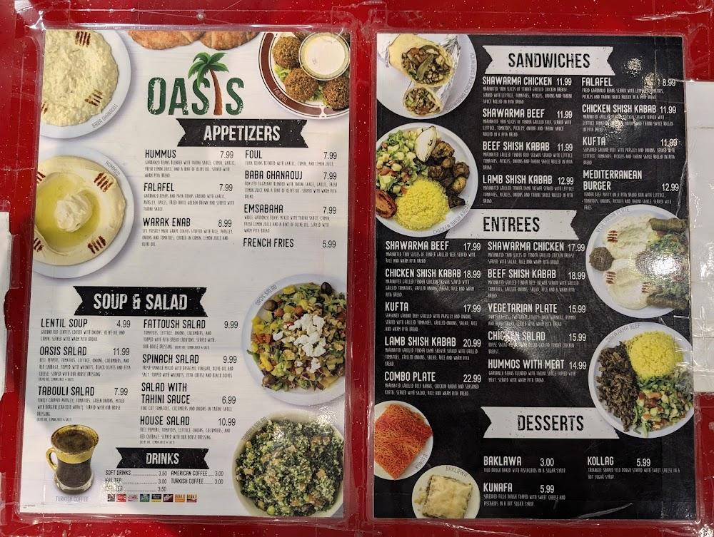 Oasis Mediterranean restaurant Menu image 4